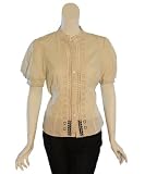 CATHERINE MALANDRINO Embroidery Blouse in Pearl