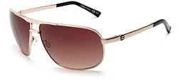 Von Zipper Skitch Aviator Sunglasses,Gold Frame/Gradient Lens,one size