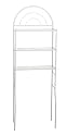 Zenith 2501W Freestanding Space Saver Over-the-Toilet Shelving System, White