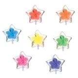 STAR 2-TONE ASSORTED COLOR LOLLIPOPS