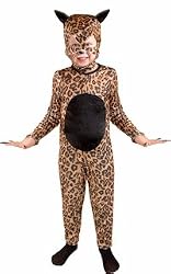 Child's Cheetah Cat Girl Halloween Costume (Size: Small 6-8)