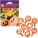 Wilton Halloween Mini Stencil Set, 8 Piece