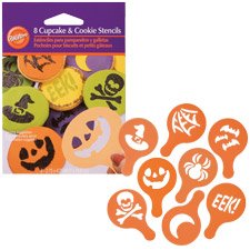 WILTON HLW MINI STNCIL SET 8PC 417-499