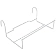 HoldAll Railing Flower Box Holder, White