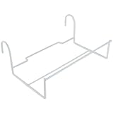 HoldAll Railing Flower Box Holder, White