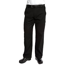 Chef Works PSER-BLK Black Professional Series, Pants, Size 3XL