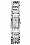 Image of Guess Ladies Watch W75004L1 with Sunray Silver Dial, Silver Colour Steel Bracelet and Steel Case