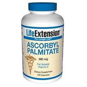 Life Extension, Ascorbyl Palmitate, 500 mg, 100 Capsules