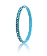 Crystal Bright Bangle Bracelet Fashion Jewelry -- Hot Pink Blue Orange Green