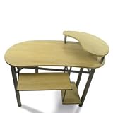 Natural Wood Large Computer Desk - Computer Desk; Computer Furniture; Laptop Desk; Laptop Table; Office Computer Desk; Computer Furniture Desk