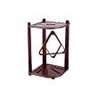 10 Pool Cue Floor Rack Color: Honey