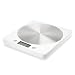 Salter Slim design electronic platform kitchen scale white