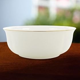 Hannah Gold Serving Bowl by Lenox China by Lenox China