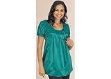 Misses Bay Studio Career Pleated Tie Back Top