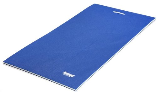 AGM Group 73207 1 in. x 24 in. x 48 in. Triple Layer Cross Link Foam Mat in Blue-White-Blue