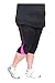 Fit-Labs Plus Size Active Athletic Leggings Capri ColorSplash