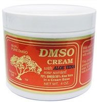 DMSO Cream with Aloe Vera Rose Scented -- 4 oz