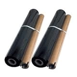 Made in Japan - (2 Packs) Panasonic Kxfa92 (Kx-fa92) Compatible Fax Machine Thermal Cartridge Film Roll Refills for Kx-fg6550, Kx-fp145, Kx-fpg376, Kx-fpg377, Kx-fpg378, Kx-fpg379, Kx-fpg381, Kx-fpg391, Kx-fpg6550