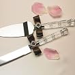 Weddingstar Chocolate and Strawberry Cream Cake Serving Set