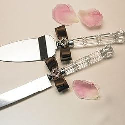 Weddingstar Chocolate and Strawberry Cream Cake Serving Set