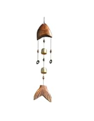 Wooden Fish Coins Wind Bell