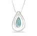 16" Necklace with Ancient Roman Glass and Cut Out Design Pendant