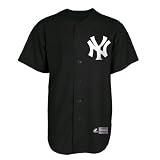 MLB Men's New York Yankees Alex Rodriguez Signature Series Jersey (Black, Large)