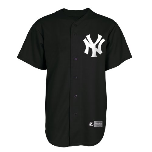 MLB Men's New York Yankees Alex Rodriguez Signature Series Jersey (Black, X-Large)