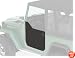 Bestop 53030-01 Black Soft Lower Half Door