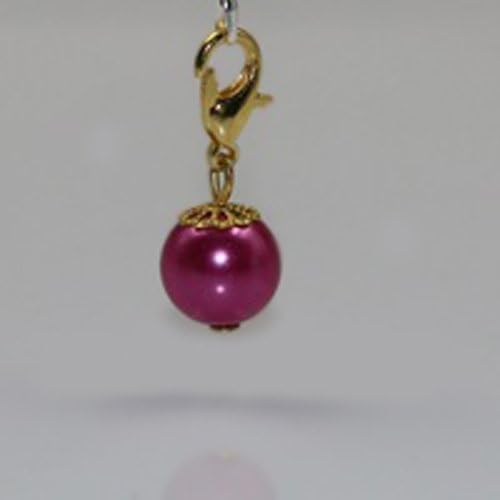 100PCS/LOT gold purple pearl dangle charm floating charms wholesale 6-8mm floating charm for origami owl locket