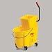 Rubbermaid FG758088 WaveBrake Side Press Combo High-Performance Mopping System, 35 qt Capacity, 20.1" Length x 15.7" Width x 36.5" Height, Brown