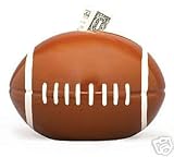Ceramic Football (American) Shaped Piggy Bank