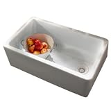 Porcher 35020 London 30 Single Bowl Farm Sink, White