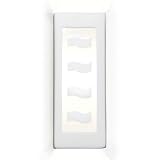 White Serenity Wall Sconce by A19, Inc.