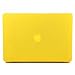 HDE MacBook Air 13 inch Case - Hard Shell Cover Keyboard Skin Fits Previous Generations A1466 A1369 (2008-2017) - Mustard Yellow