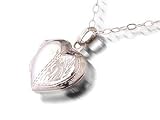 Image of Silver Heart Locket and Chain