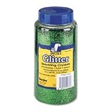 Spectra Glitter .04 Hexagon Crystals Green 16 oz Shaker-Top Jar