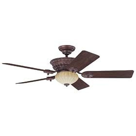 Hunter Fan 28608 52-Inch Windsor Ceiling Fan, Brushed Cocoa by Hunter