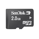 SanDisk Micro Secure Digital 2 GB Memory Card (SDSDQ-2048-A10M) Retail Package