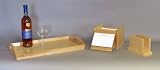 Kitchen Gift Set with Serving Tray, Recipe Box and Napkin Holder