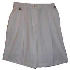 Ladies Liz Claiborne Golf Shorts White Size 4 Wrinkle-Free