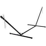 Apontus 10ft Space Saving Steel Hammock Stand Outdoor Patio