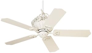 Good Choice 52 Casa Chic Antique White Ceiling Fan Chandelier