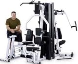 Body Solid SELECTORIZED Home Gym with Lamar Advantage Walk-Thru Recumbent Exercise Bike EXM3000LPS_3450