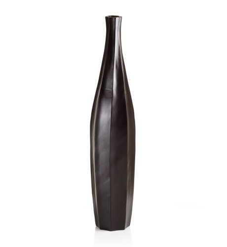 Carved Wood Bottle Vase