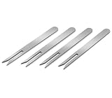 Blomus Set of 4 Stainless Steel Snack Forks