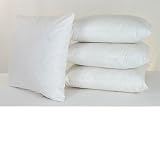 18" x 18" Goose Feather Pillow Inserts 4 Pack
