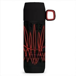 1913 Vacuum Bottle with Red Pin Stripe
