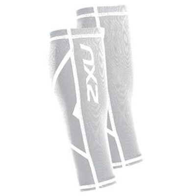 2XU【UA1244b】 ハイパフォーマンスコンプレッションカルフガード ホワイト S