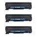 3-PACK HP 35A (CB435A) Compatible 1,500 Yield Black Toner Cartridge - HP LaserJet P1005, P1006